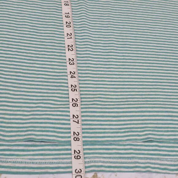 Tasc Performance Polo Shirt Mens XL Green Gray Striped Organic Cotton Preppy - Picture 7 of 9